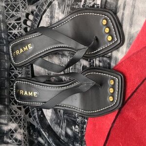 Frame leather sandals 37.5 Eu